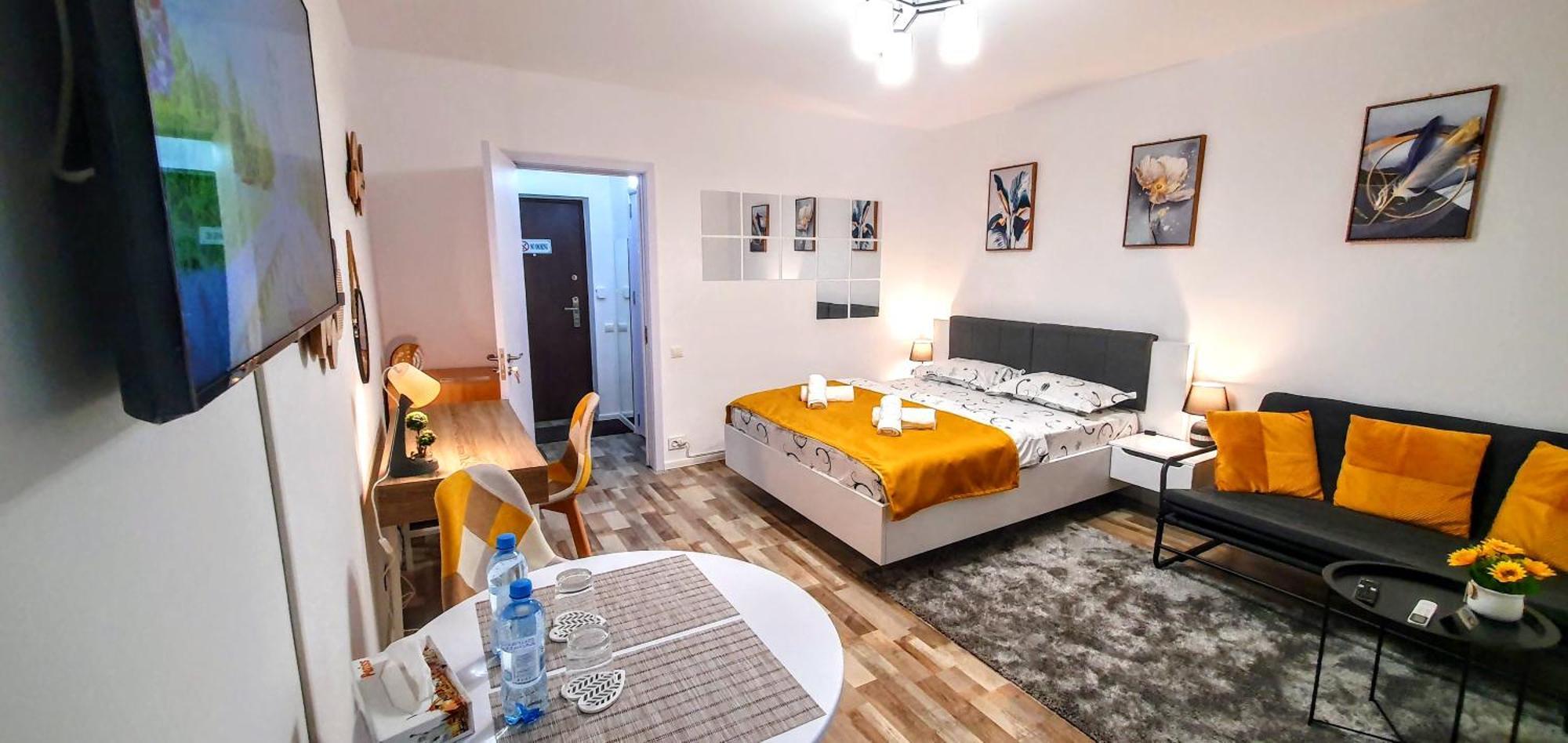 The Yellow King - Luxurious Apartment Bukarest Exterior foto